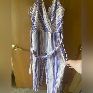 Purple and pink jumpsuit